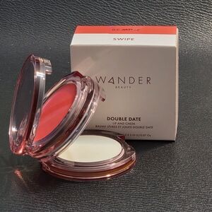 Wander Beauty Double Date Lip and Cheek in Be Mine and Swipe